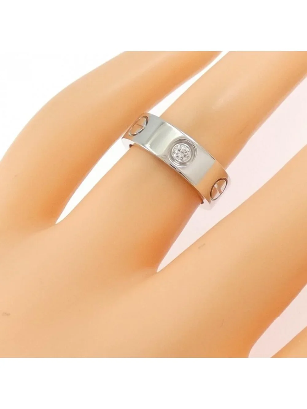 Cartier Love Half Diamond Ring